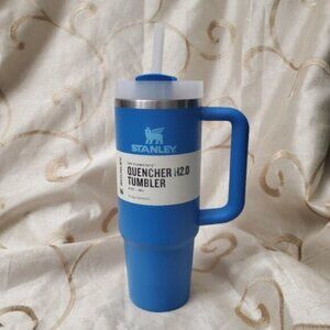NWT Stanley Quencher H2.0 FlowState Tumbler 30oz Azure Blue Cup New with Tags